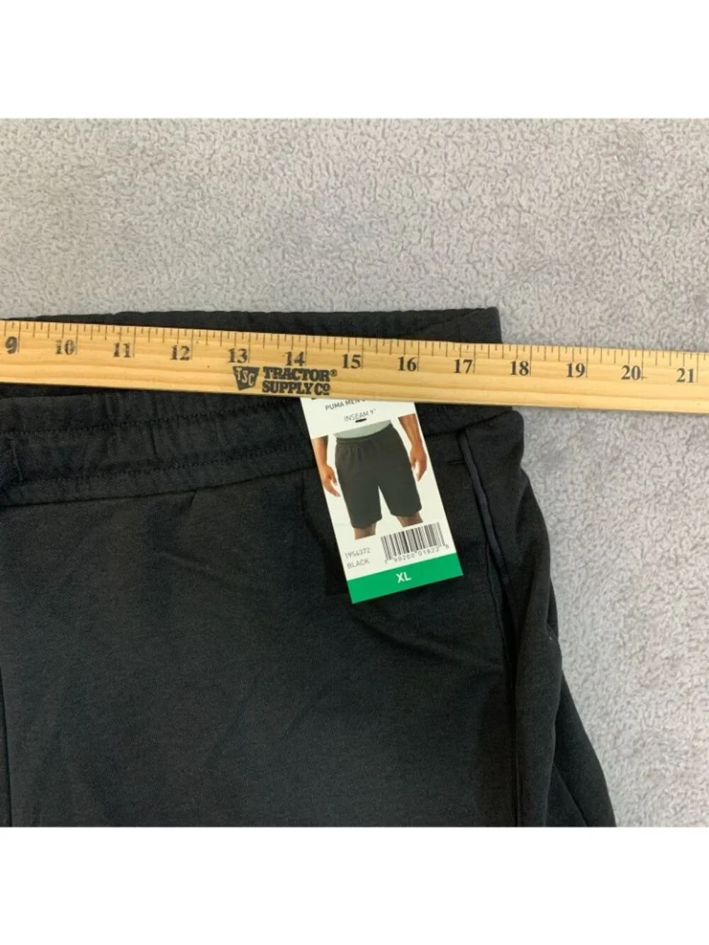 NWT Puma Men's Active Sweat Shorts XL Black 9